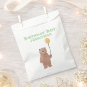 かわいい野生動物の誕生日 フェイバーバッグ (クリップ留めされた状態)