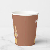 かわいい野生動物の誕生日 紙コップ (右)