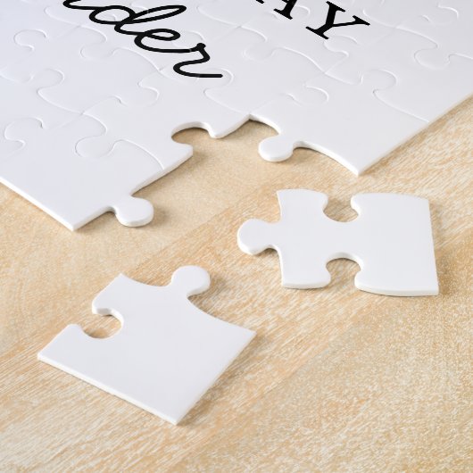 かわいい野生動物ジャングルサファリ誕生日ギフト ジグソーパズル (側面)