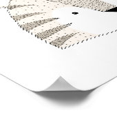 かわいい野生動物タイガーベビー名子供部屋プリント ポスター (角)