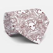 かわいい野菜とナイフコート・オブ・アームズ ネクタイ (ロール)