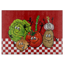 かわいい野菜のキッチンデッキ