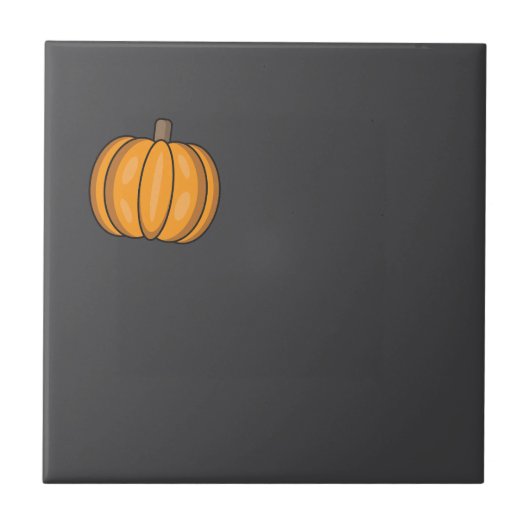 かわいい野菜のコショウのグレーパターン タイル (正面)