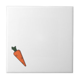 かわいい野菜のニンジン柄 タイル