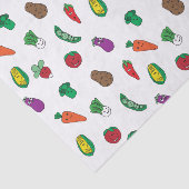 かわいい野菜のフードパターン 薄葉紙 (詳細)