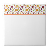 かわいい野菜の柄 タイル (正面)