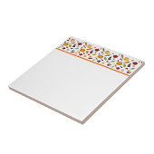 かわいい野菜の柄 タイル (側面)