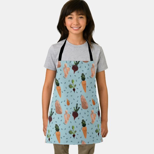かわいい野菜をテーマにしたエプロン エプロン (インサイチュ)