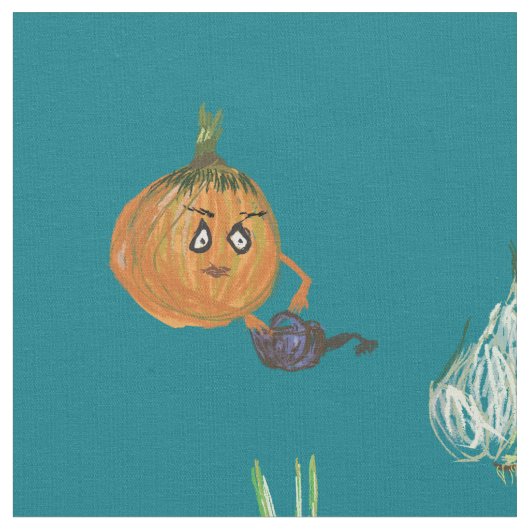 かわいい野菜 ファブリック (クローズアップ)