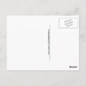 かわいい金ゴールドのダストデイgeckoピンクのパイナップルハワイ ポストカード (裏面)