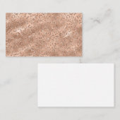 かわいい金ゴールドチーターヒョウの皮膚プリントパターン 名刺 (正面/裏面)