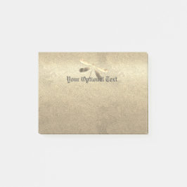 かわいい金ゴールドトンボ ポストイット