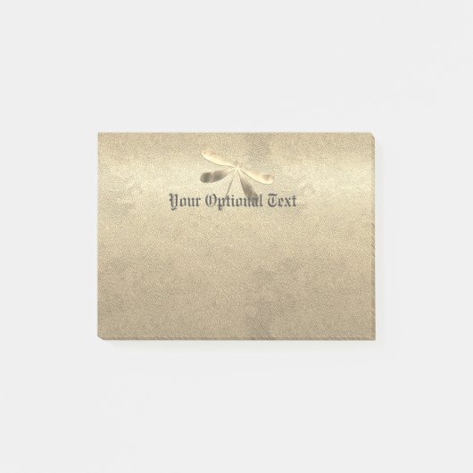 かわいい金ゴールドトンボ ポストイット (正面)