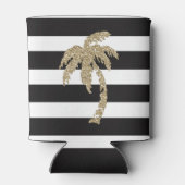 かわいい金ゴールドパームツリークーラーボックスビールスリーブ 缶クーラー (裏面)