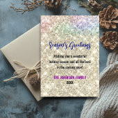 かわいい金ゴールドフェイクグリッタークリスマス新年