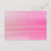 かわいい金ゴールドムーンスターピンクの赤ちゃん女の子シャワー エンクロージャーカード (裏面)