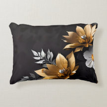 かわいい金ゴールド&シルバーフローラひまわり