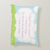 かわいい金髪の私たちの小さなプリンセス アクセントクッション (裏面(縦))