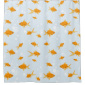 かわいい金魚が泳ぐ|過去記事 シャワーカーテン (正面)