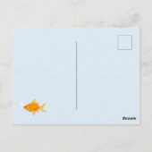 かわいい金魚が泳ぐ|過去記事 ポストカード (裏面)