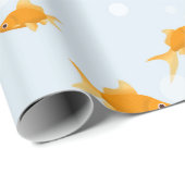 かわいい金魚が泳ぐ|過去記事 ラッピングペーパー (ロールコーナー)