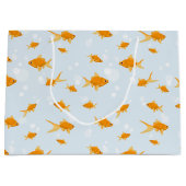 かわいい金魚が泳ぐ|過去記事 ラージペーパーバッグ (正面)