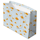 かわいい金魚が泳ぐ|過去記事 ラージペーパーバッグ (裏面アングル)