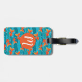 かわいい金魚と水柄 ラゲッジタグ (裏面横)