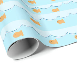 かわいい金魚のギフト用包装紙 ラッピングペーパー