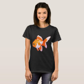 かわいい金魚アート Tシャツ (正面フル)