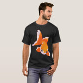 かわいい金魚アート Tシャツ (正面フル)