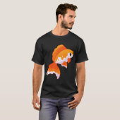 かわいい金魚アート Tシャツ (正面フル)