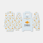 かわいい金魚スイミングウォーター子供の誕生日パーティー フェイバーボックス (折り畳みなし)