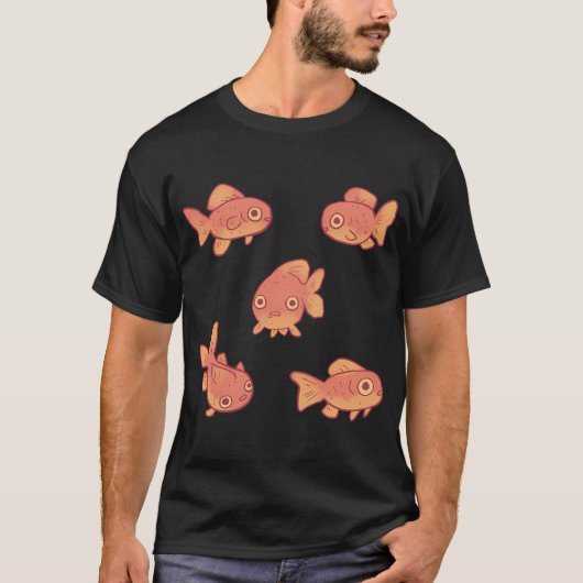 かわいい金魚パック Tシャツ (正面)