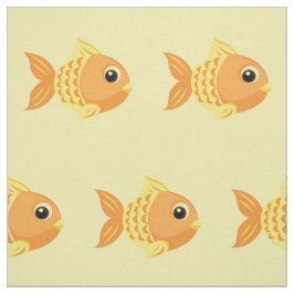 かわいい金魚 ファブリック