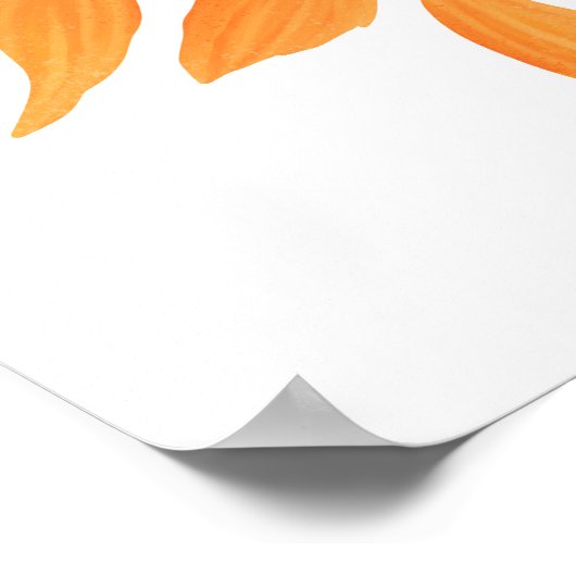 かわいい金魚 ポスター (角)