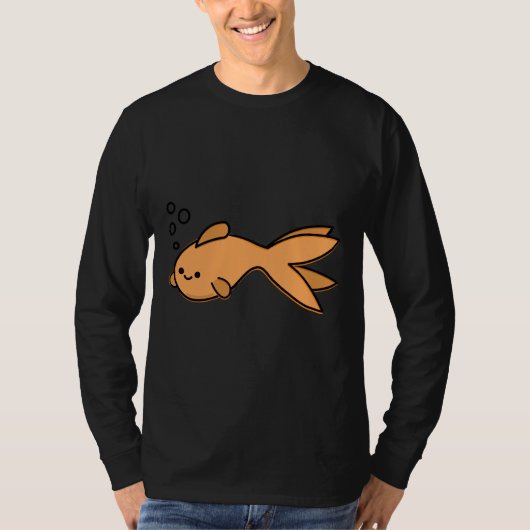 かわいい金魚 Tシャツ (正面)