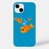 かわいい金魚iPhoneケース Case-Mate iPhoneケース (裏面)