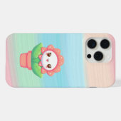 かわいい鉢植えの花のiPhone / iPadケース iPhoneケース (裏面横)