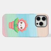 かわいい鉢植えの花のiPhone / iPadケース iPhoneケース (裏面横)