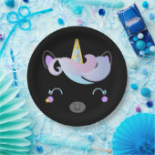 かわいい銀河系ユニコーン誕生日パーティー紙プレート ペーパープレート (パーティー)