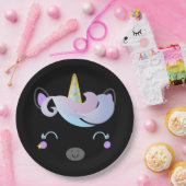 かわいい銀河系ユニコーン誕生日パーティー紙プレート ペーパープレート (パーティー)