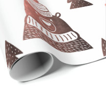 かわいい銅バラ金ゴールドクリスマスツリーベアパターン