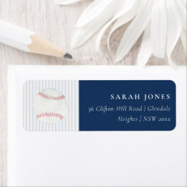 かわいい錆の私たちの小さなチャンピオン野球アドレス ラベル