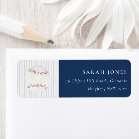 かわいい錆の私たちの小さなチャンピオン野球アドレス ラベル (インサイチュ)