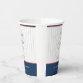 かわいい錆び私たちの小さなチャンプ野球の赤ちゃんシャワー 紙コップ (左)