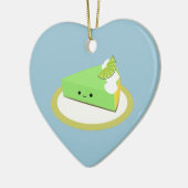 かわいい鍵ライムパイ セラミックオーナメント (左)