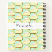 かわいい鍵ライムパイ ノートブック (裏面)