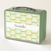 かわいい鍵ライムパイ メタルランチボックス (裏面)