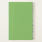 かわいい長毛のシャム猫 ノートブック (裏面)